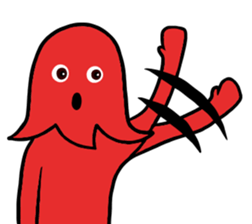 Octopus wiener Boy sticker #8960115