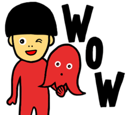 Octopus wiener Boy sticker #8960120