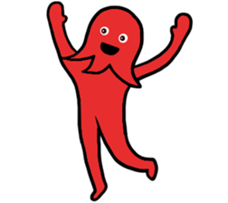 Octopus wiener Boy sticker #8960121