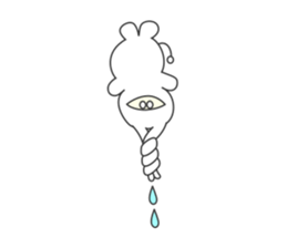 The one which looks like rabbit sticker #8960255