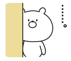 Warmly, Mr. bear sticker #8960350