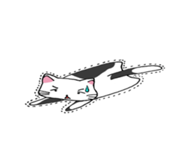 Calico cat brass band sticker #8960479