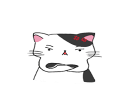 Calico cat brass band sticker #8960480