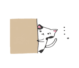 Calico cat brass band sticker #8960485