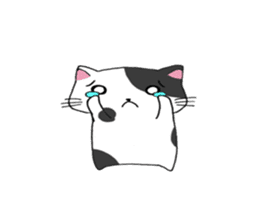 Calico cat brass band sticker #8960493