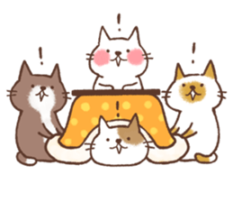 CAT and KOTATSU, and sometimes FUTON sticker #8961499