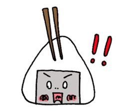 RICE BALL Sticker that can be used sticker #8961685