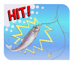 Smelt ice fishing sticker #8961934
