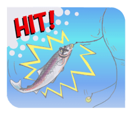 Smelt ice fishing sticker #8961934