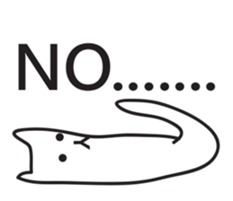 Slimy Boring Cat sticker #8961988