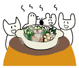 yuruyuru-animals in winter sticker #8962122