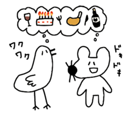 yuruyuru-animals in winter sticker #8962128