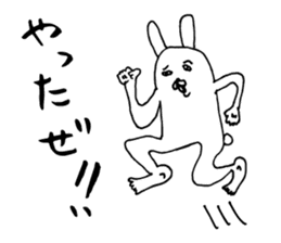 Greedy rabbit sticker #8962317