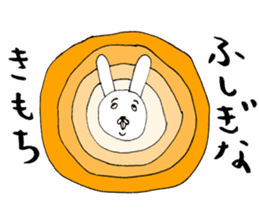 Greedy rabbit sticker #8962336