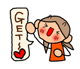 Orange chan.2 sticker #8962396