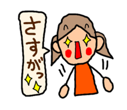 Orange chan.2 sticker #8962397