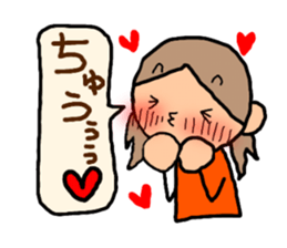 Orange chan.2 sticker #8962405