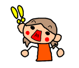 Orange chan.2 sticker #8962408