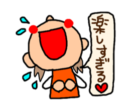 Orange chan.2 sticker #8962425