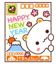 TAMACHAN THE SHIROKUMANEKO (NEW YEAR'S) sticker #8962480