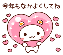 TAMACHAN THE SHIROKUMANEKO (NEW YEAR'S) sticker #8962486
