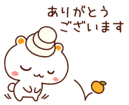 TAMACHAN THE SHIROKUMANEKO (NEW YEAR'S) sticker #8962509