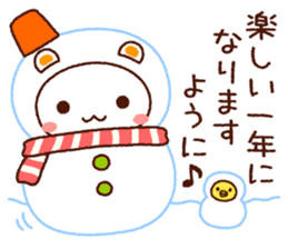 TAMACHAN THE SHIROKUMANEKO (NEW YEAR'S) sticker #8962510