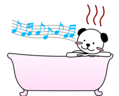 Gravure Panda sticker #8962514