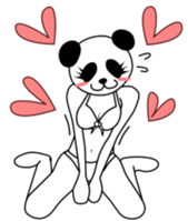 Gravure Panda sticker #8962517