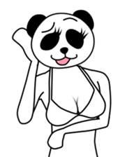 Gravure Panda sticker #8962529
