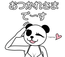 Gravure Panda sticker #8962536