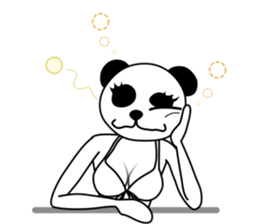 Gravure Panda sticker #8962542
