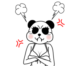 Gravure Panda sticker #8962544