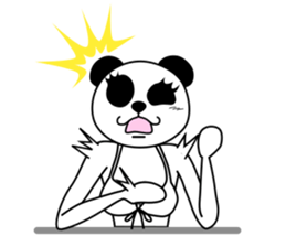 Gravure Panda sticker #8962546