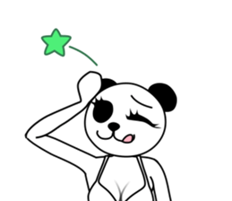 Gravure Panda sticker #8962547