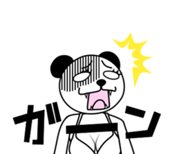 Gravure Panda sticker #8962548