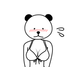 Gravure Panda sticker #8962551