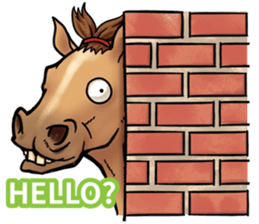 Crazy horse ! sticker #8963538