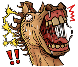 Crazy horse ! sticker #8963551
