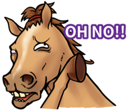 Crazy horse ! sticker #8963554