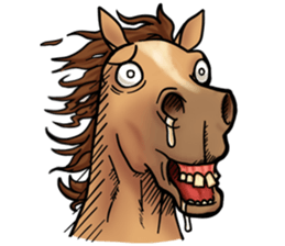 Crazy horse ! sticker #8963556