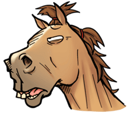 Crazy horse ! sticker #8963557