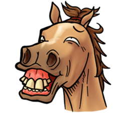 Crazy horse ! sticker #8963558