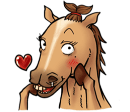 Crazy horse ! sticker #8963561