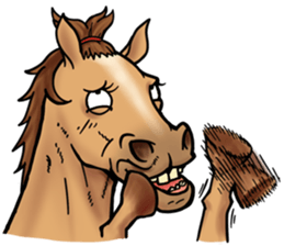 Crazy horse ! sticker #8963571