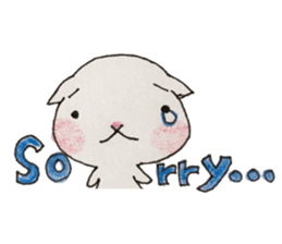 Handwriting cat_ sticker #8963678