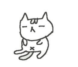 Color cute cat sticker #8963815