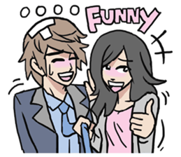 AsB - 8/4 Comic Girls & Playful Boys! sticker #8964115