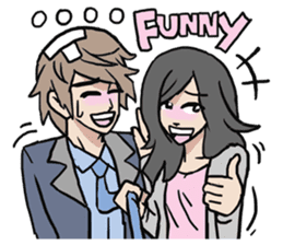 AsB - 8/4 Comic Girls & Playful Boys! sticker #8964115