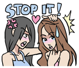 AsB - 8/4 Comic Girls & Playful Boys! sticker #8964125